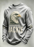 Men'S Fly Free Jackie Print Casual Sweatshirt