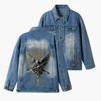 A Time To Love And Time To Hate Christian Denim Jacket