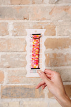 Bright Checkered Scrunchie Watch Band