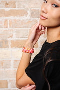 Bright Checkered Scrunchie Watch Band