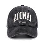 ADONAI Christian Washed Hat