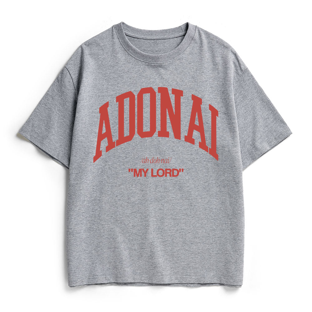 ADONAI My Lord Christian Heavy Cotton T-Shirt
