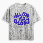 All For His Glory Christian Puff Printed Camo T-Shirt