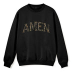 Amen Camouflage Christian Fleece Sweatshirt