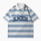 Amen Christian Buttoned Polo Jersey