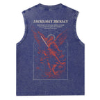 Archangel Michael Christian Washed Tank Top