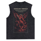 Archangel Michael Christian Washed Tank Top