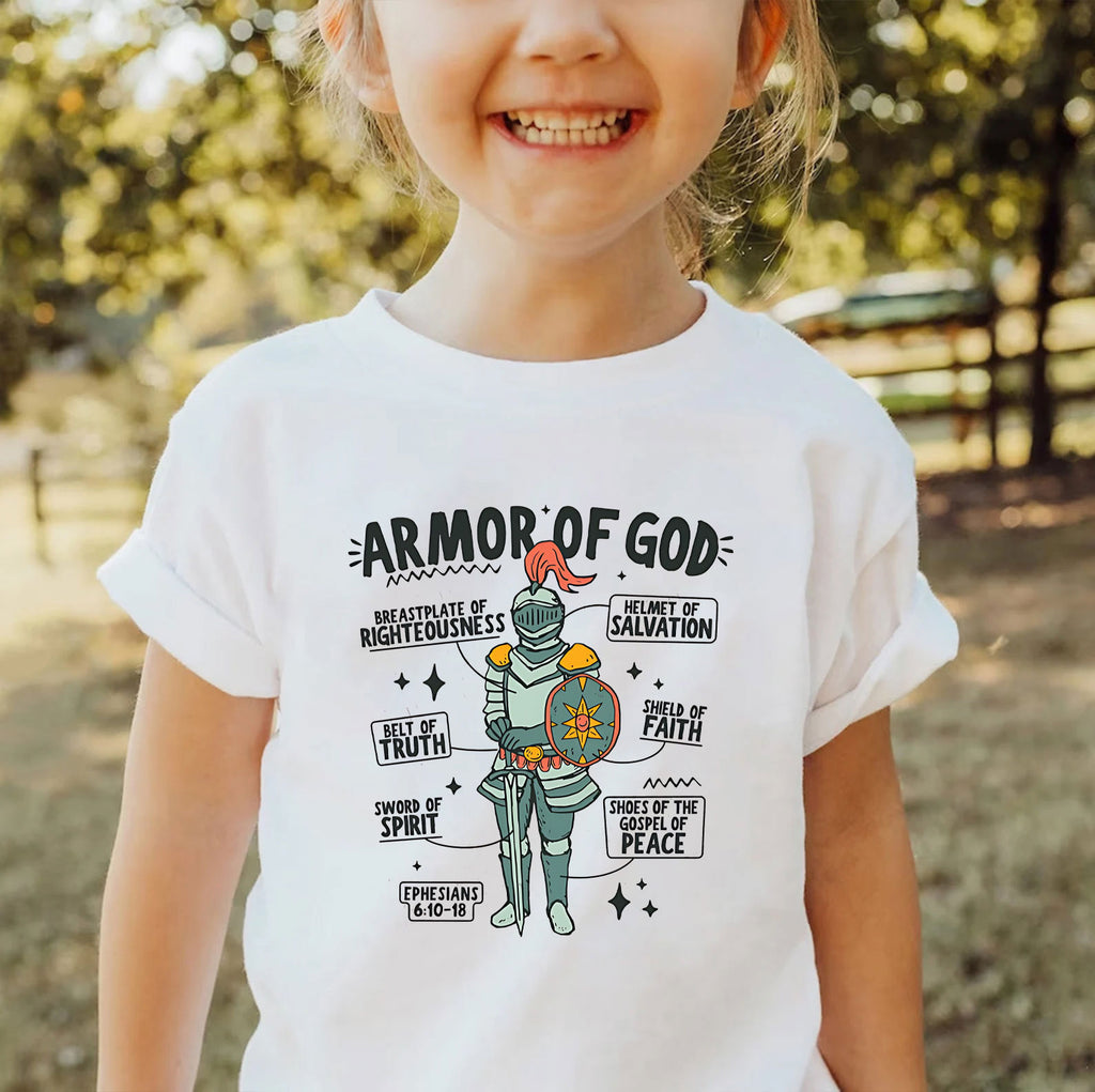 Armor Of God Christian Kids T-Shirt