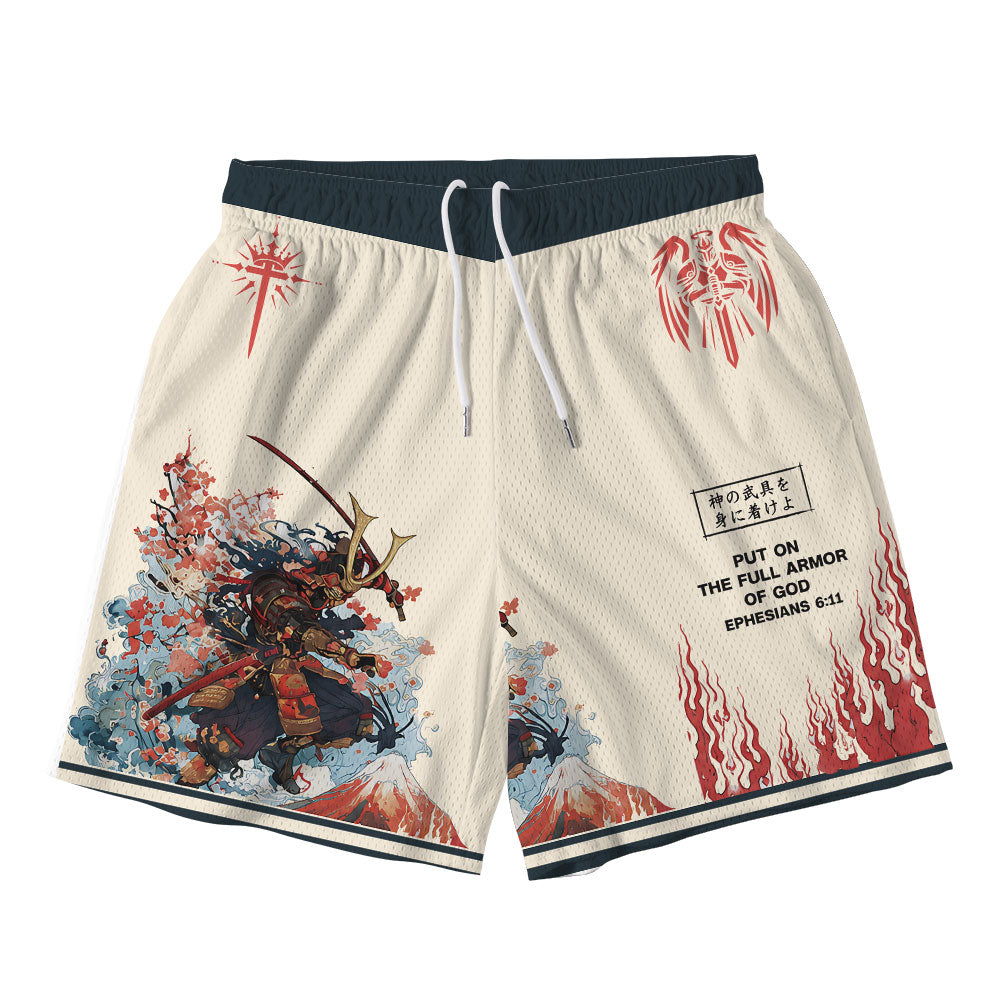 Armor Of God Christian Mesh Shorts