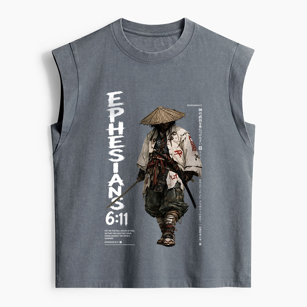 Armor Of God Christian Women's Washed Tank Top