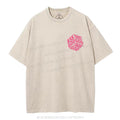 Ask God Trust God Christian Puff Printed Washed T-Shirt