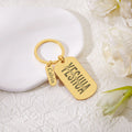 Personalized Bible Verse Keychain