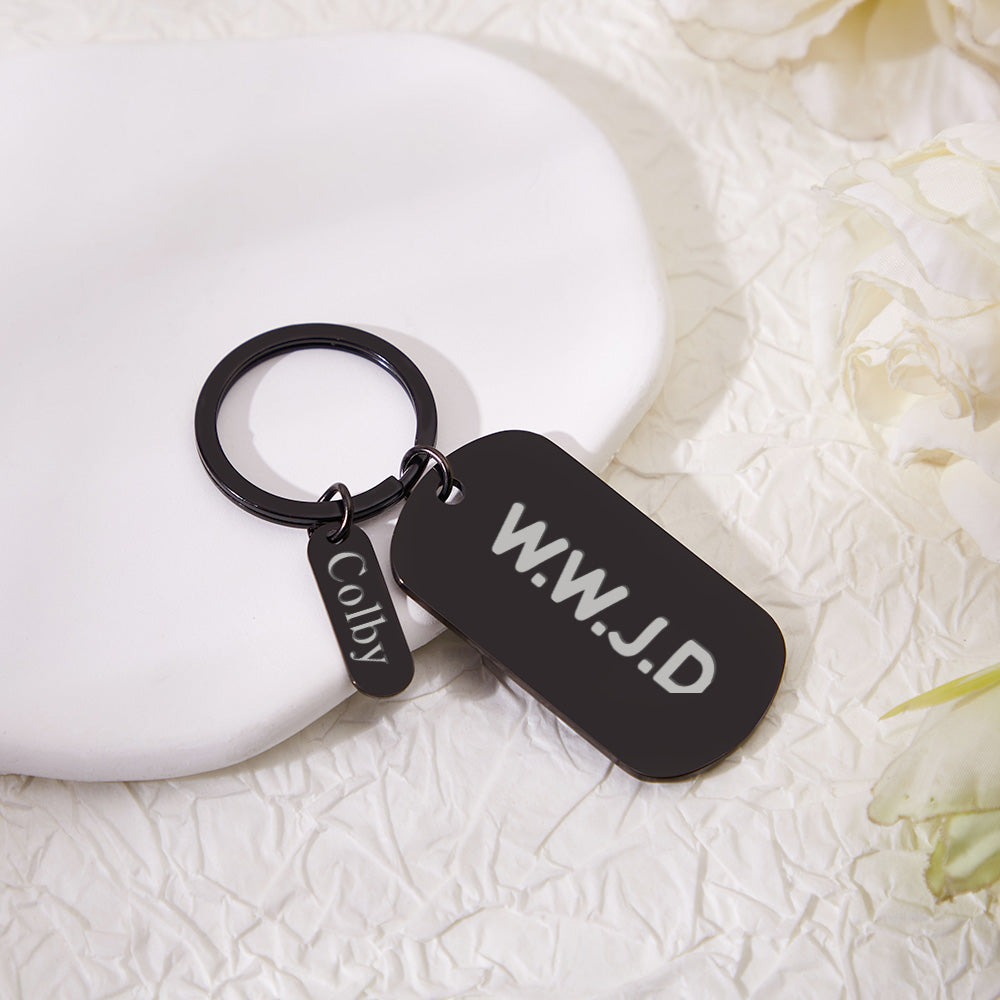 Personalized Bible Verse Keychain