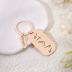 Personalized Christian Keychain