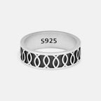 Be A Fisherman Christian 925 Sterling Silver Ring
