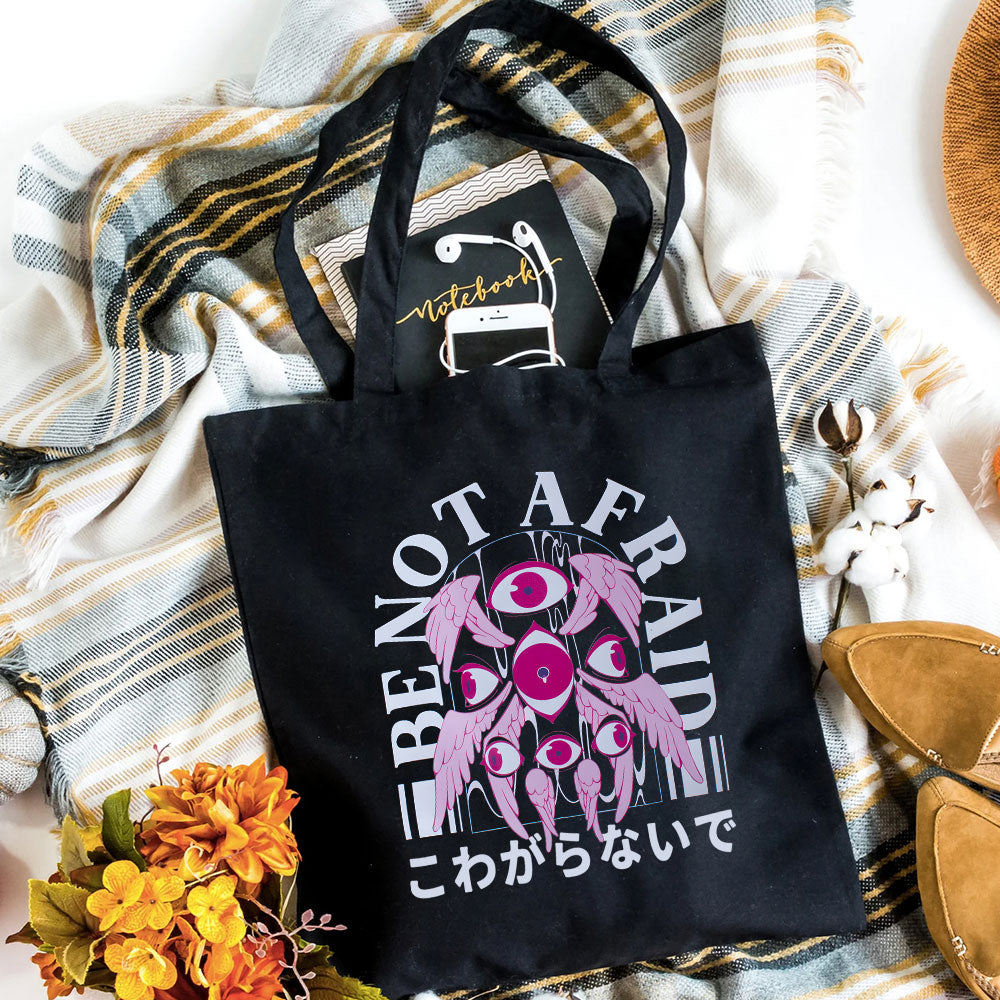 Be Not Afraid Christian Canvas Tote Bag