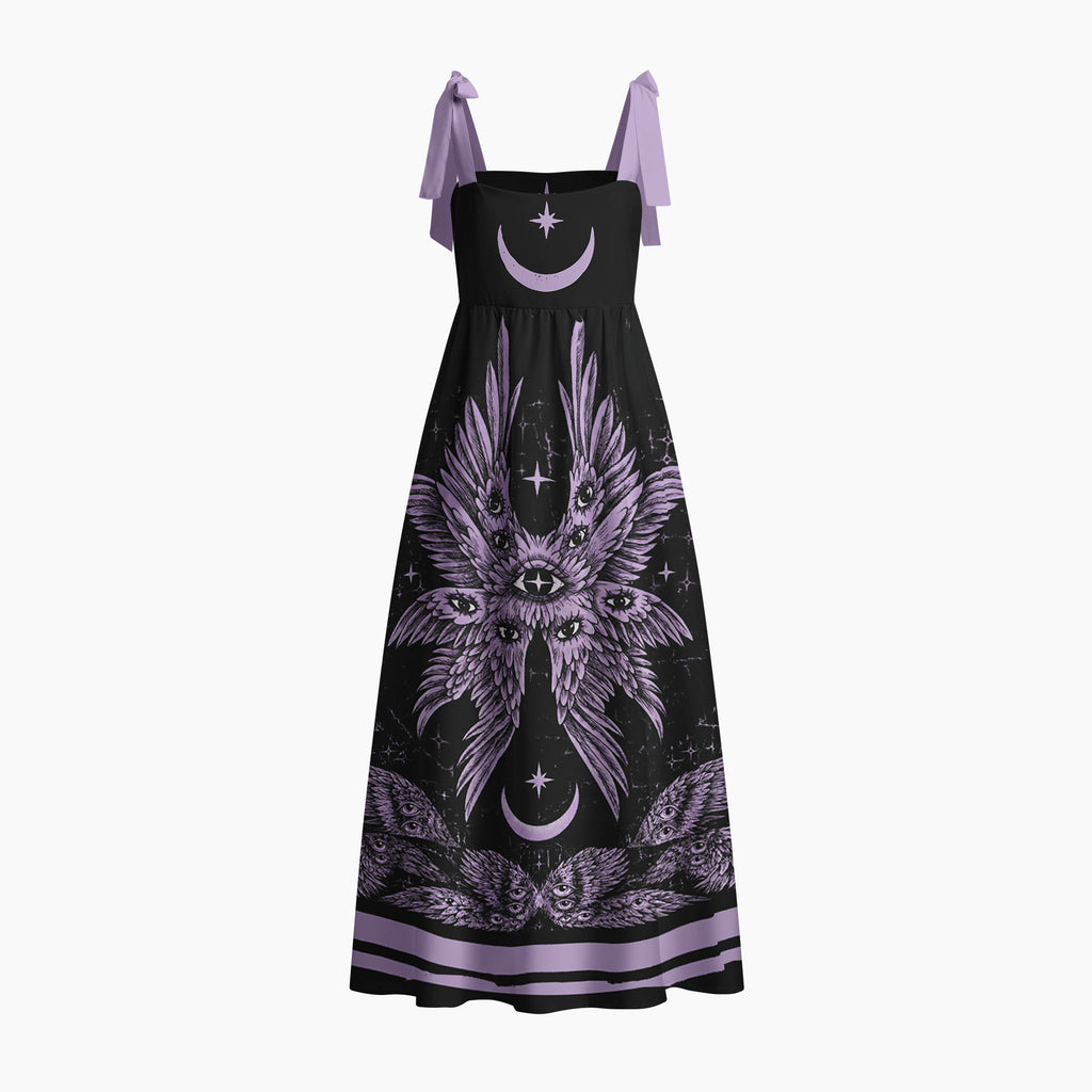 Be Not Afraid Chrisitan Tie Shoulder Maxi Dress