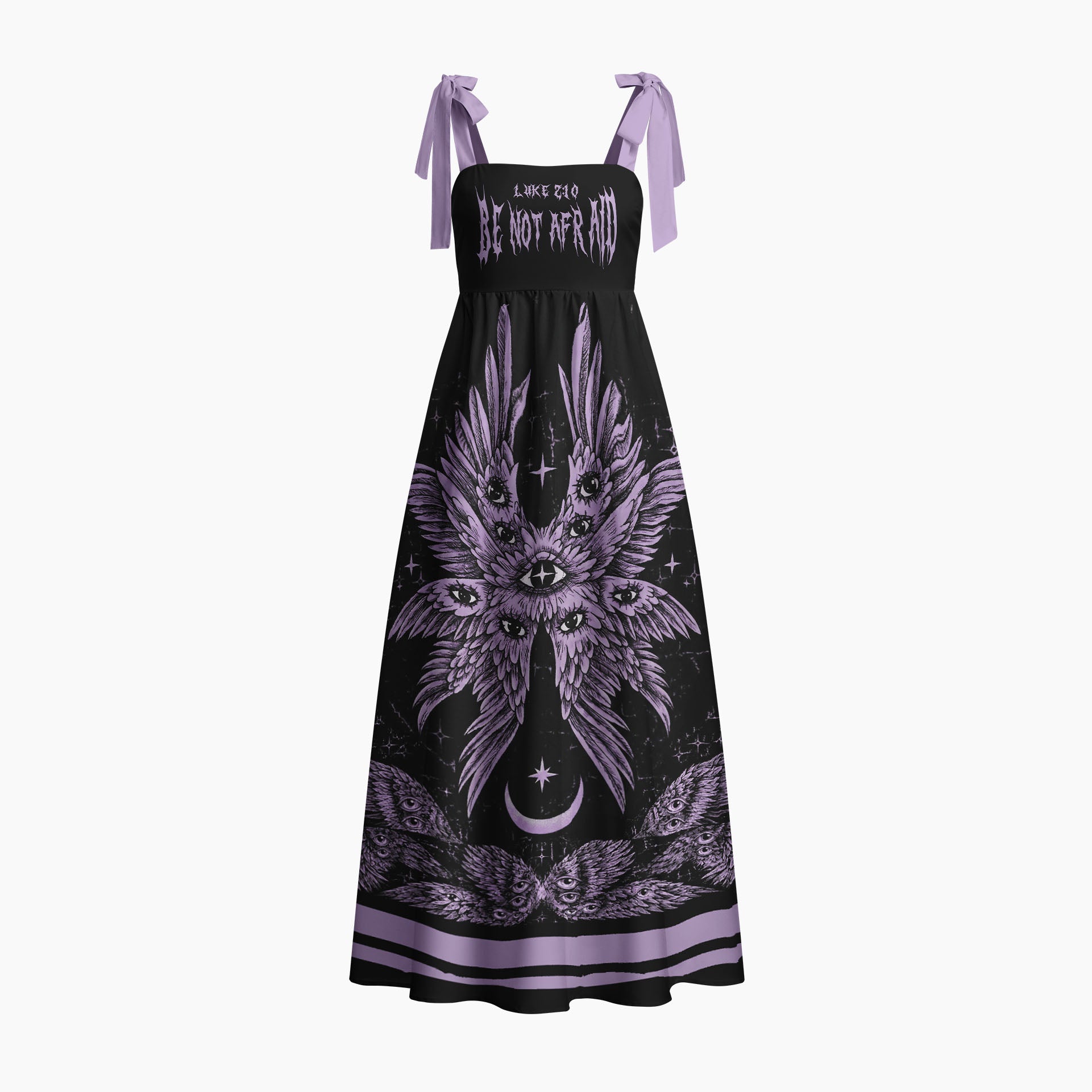 Be Not Afraid Chrisitan Tie Shoulder Maxi Dress