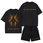 Be Not Afraid Christian Washed T-Shirt & Shorts