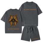 Be Not Afraid Christian Washed T-Shirt & Shorts
