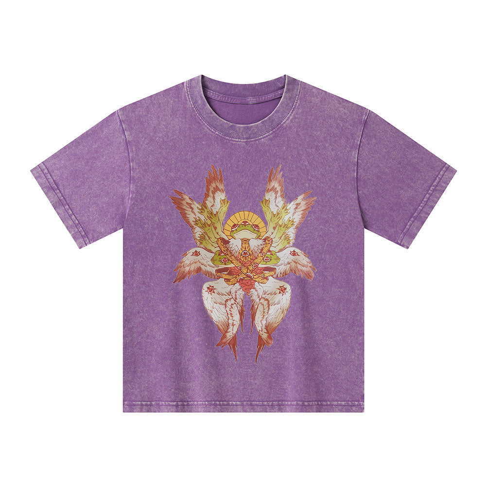 Be Not Afraid Christian Kid Washed T-Shirt