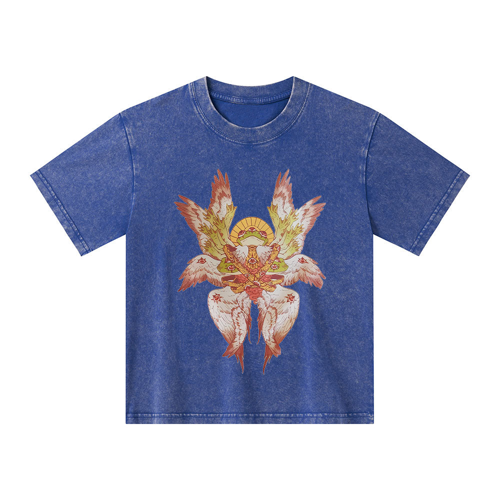 Be Not Afraid Christian Kid Washed T-Shirt