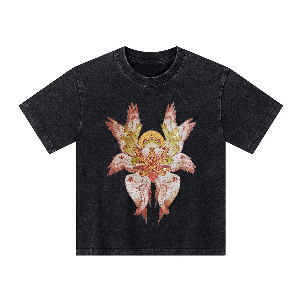 Be Not Afraid Christian Kid Washed T-Shirt