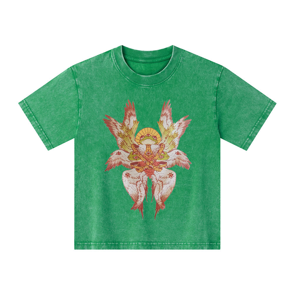 Be Not Afraid Christian Kid Washed T-Shirt
