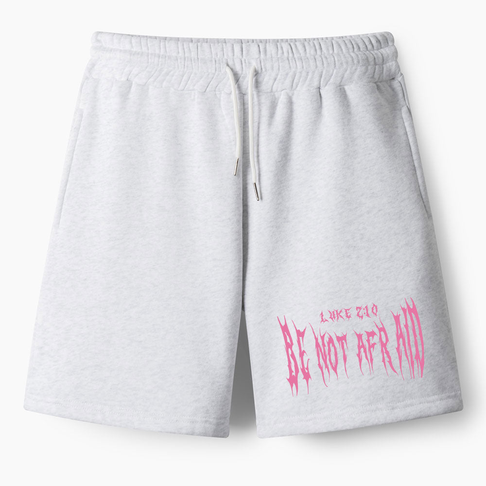 Be Not Afraid Seraphim Christian Fleece Shorts