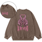 Be Not Afraid Seraphim Christian Washed Sweatshirt