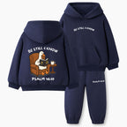 Be Still And Know Christian Kid Fleece Hoodie Set