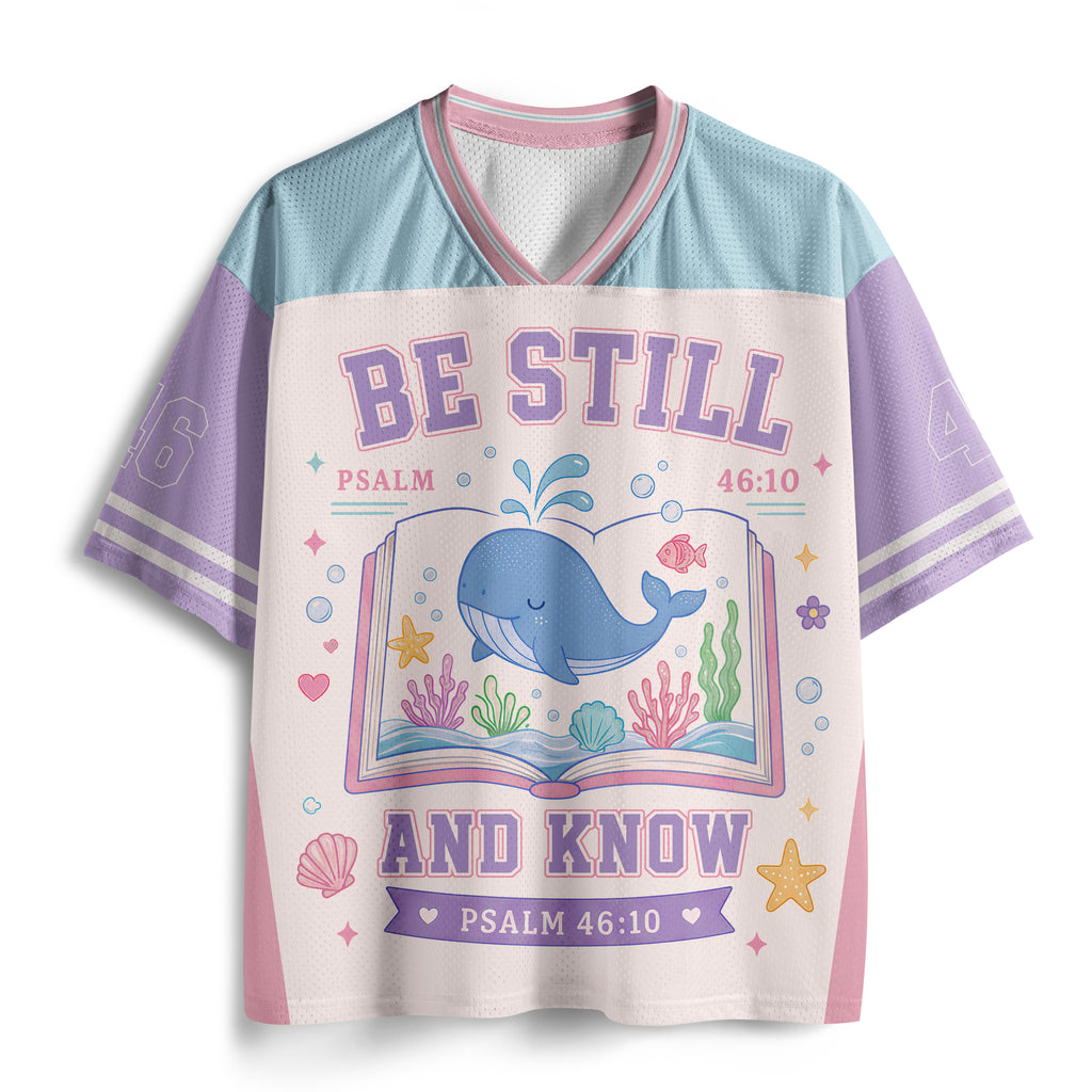 Be Still And Know Christian Kid Mesh Jersey & Shorts