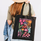 Be Still And Know Christian Canvas Tote Bag