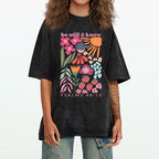 Be Still And Know Christian Washed T-Shirt