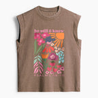 Be Still And Know Christian Women's Washed Tank Top