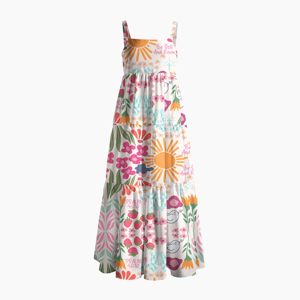 Be Still And know Christian Maxi Dress