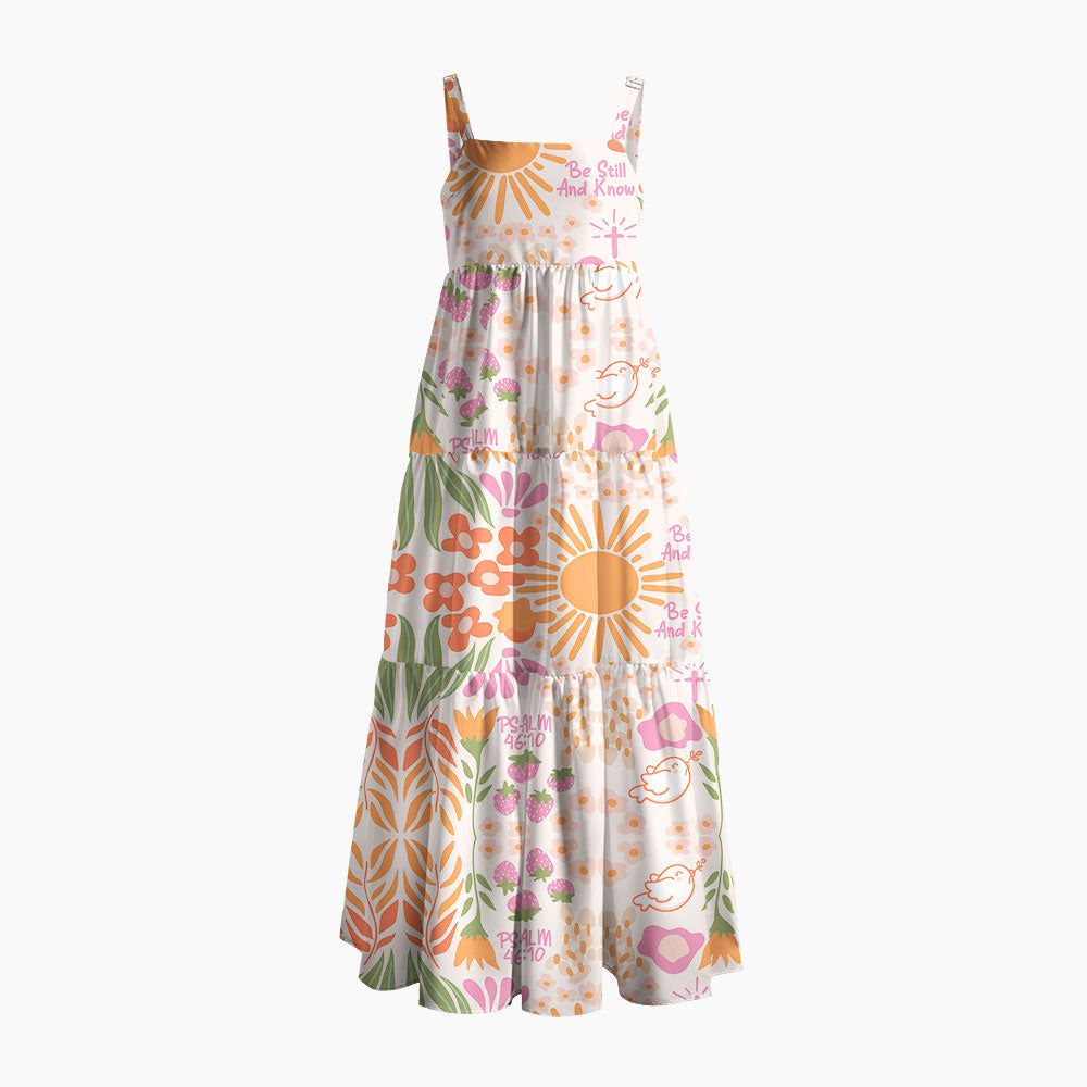 Be Still And know Christian Maxi Dress