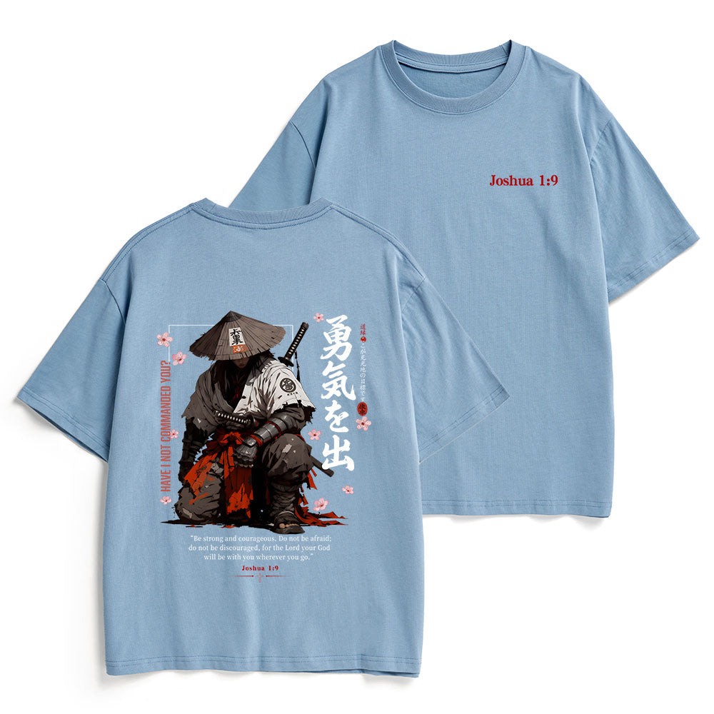 Be Strong And Courageous Christian Heavy Cotton T-Shirt