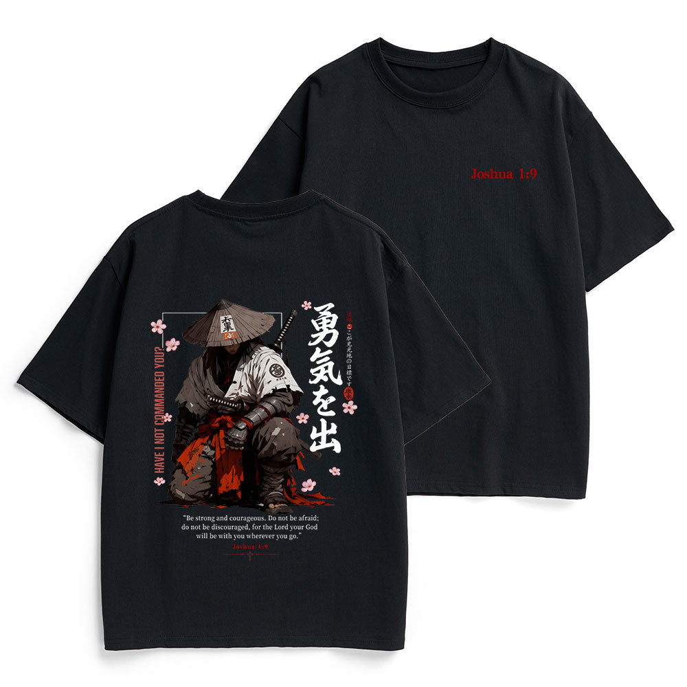 Be Strong And Courageous Christian Heavy Cotton T-Shirt