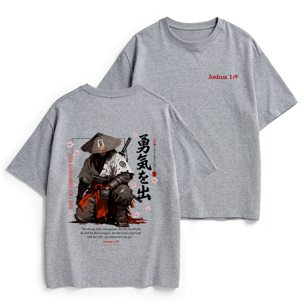 Be Strong And Courageous Christian Heavy Cotton T-Shirt