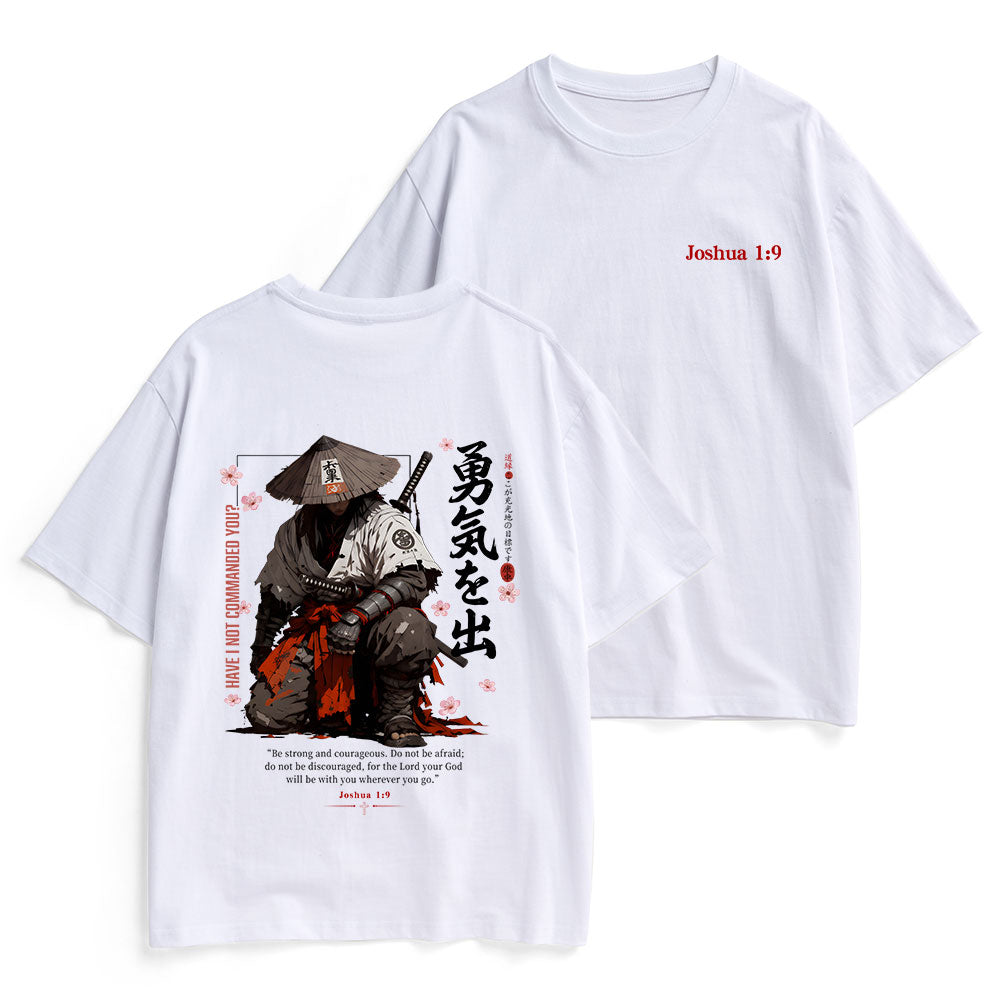 Be Strong And Courageous Christian Heavy Cotton T-Shirt