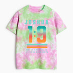 Be Strong And Courageous Christian Heavy Cotton Tie Dye T-Shirt