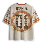 Be Strong And Courageous Christian Mesh Jersey