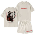 Be Strong And Courageous Christian Washed T-Shirt & Shorts
