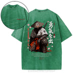 Be Strong And Courageous Christian Washed T-Shirt