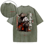 Be Strong And Courageous Christian Washed T-Shirt