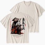 Be Strong And Courageous Christian Washed V-Neck T-Shirt