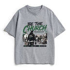 Be The Church When Service Is Over Christian Heavy Cotton T-Shirt