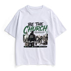 Be The Church When Service Is Over Christian Heavy Cotton T-Shirt