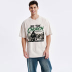 Be The Church When Service Is Over Christian Washed T-Shirt